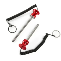 Goupille magnétique ATX avec câble en spirale pour appareils à charge guidée de musculation - 8 / 10 mm