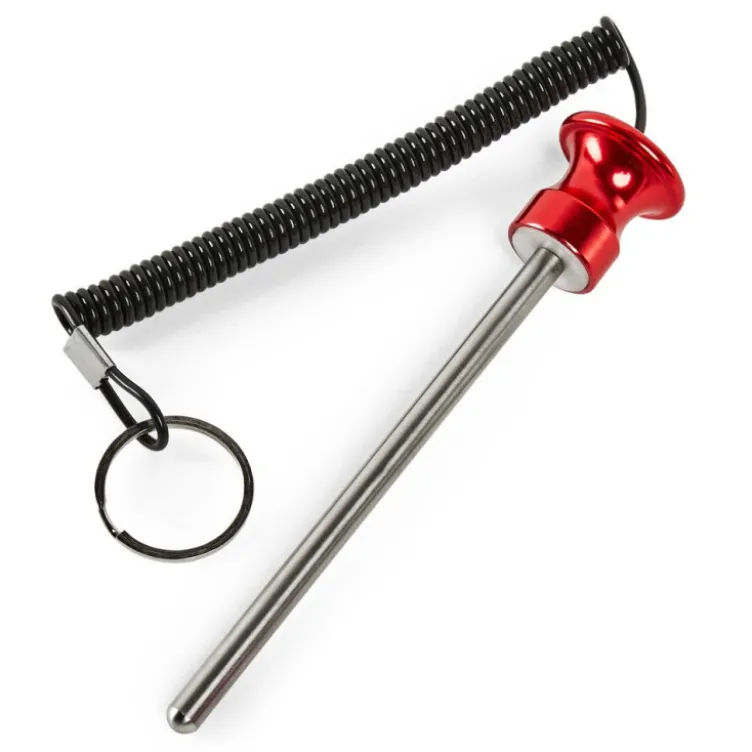 Goupille magnétique ATX avec câble en spirale pour appareils à charge guidée de musculation - 8 / 10 mm