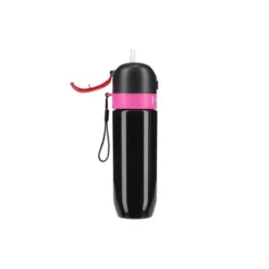 Gourde avec paille intégrée pour trainings de sport - 600 ml de contenance