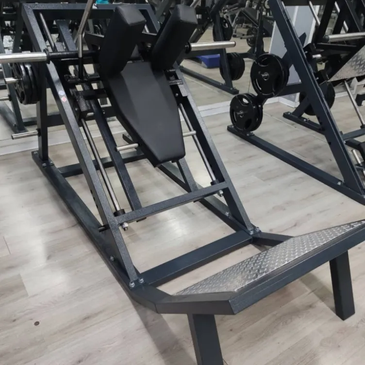Hack Squat machine professionnelle à charge libre - Entraînement des cuisses et des mollets complet en salle commerciale