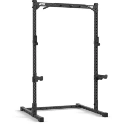 Half rack de musculation ATX série 500 de 195 cm avec barres de sécurité et crochets en J