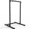 Half rack de musculation avec poste à tractions et entraînement à la barre libre capacité 400 kg - Crochets en J inclus