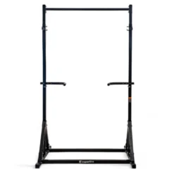 Half Rack de musculation avec poignées à dips et hauteur réglable pour Home-Gym