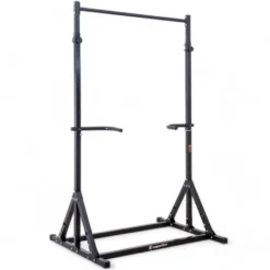 Half Rack de musculation avec poignées à dips et hauteur réglable pour Home-Gym