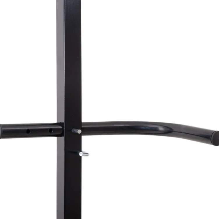 Half Rack de musculation avec poignées à dips et hauteur réglable pour Home-Gym