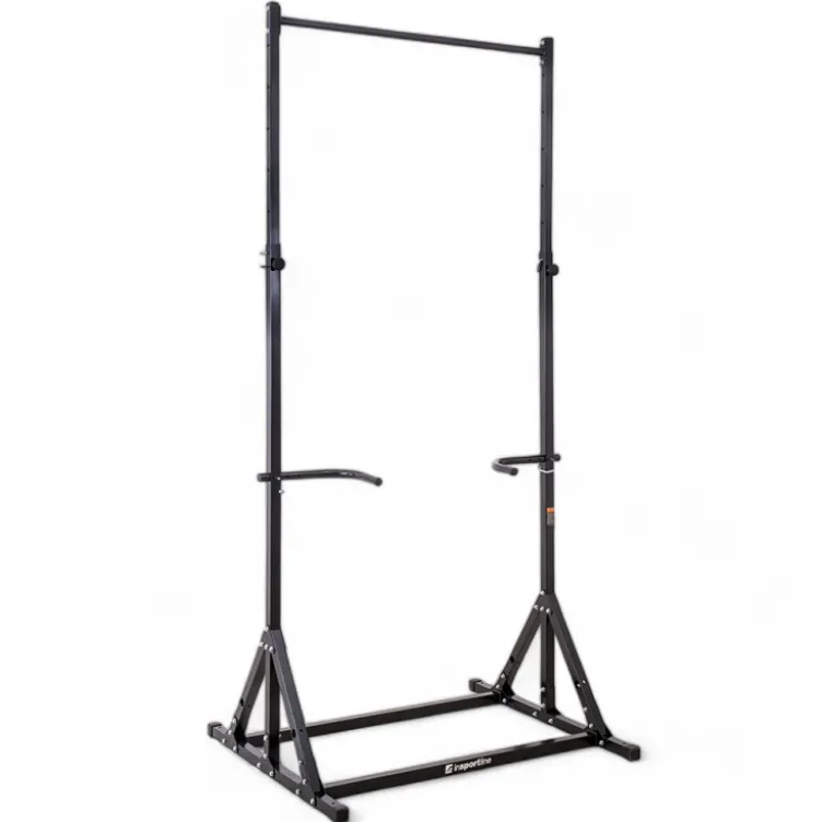 Half Rack de musculation avec poignées à dips et hauteur réglable pour Home-Gym