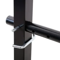 Half Rack de musculation avec poignées à dips et hauteur réglable pour Home-Gym