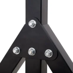 Half Rack de musculation avec poignées à dips et hauteur réglable pour Home-Gym