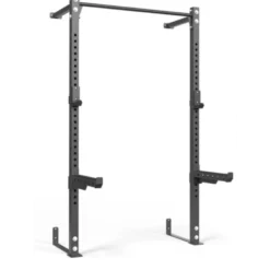 Half Rack de musculation Rig mural pour crosstraining avec crochets en J et poste à traction