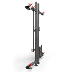 Half Rack mural et pliable ATX compact hauteur 198 cm avec crochet en J pour Home-Gym