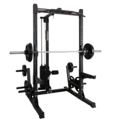 Half rack pro charge 400 kg avec poulie à colonne de poids