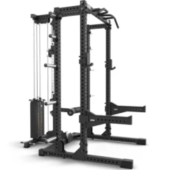 Half Rack à squat ATX avec extension de stockage et poulie à charge guidée de 125 kg pour Home Gym et Pros série 700