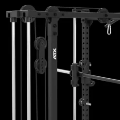 Half rack à squat ATX avec poulie à charge libre et option barre guidée pour Home Gym - Série 500