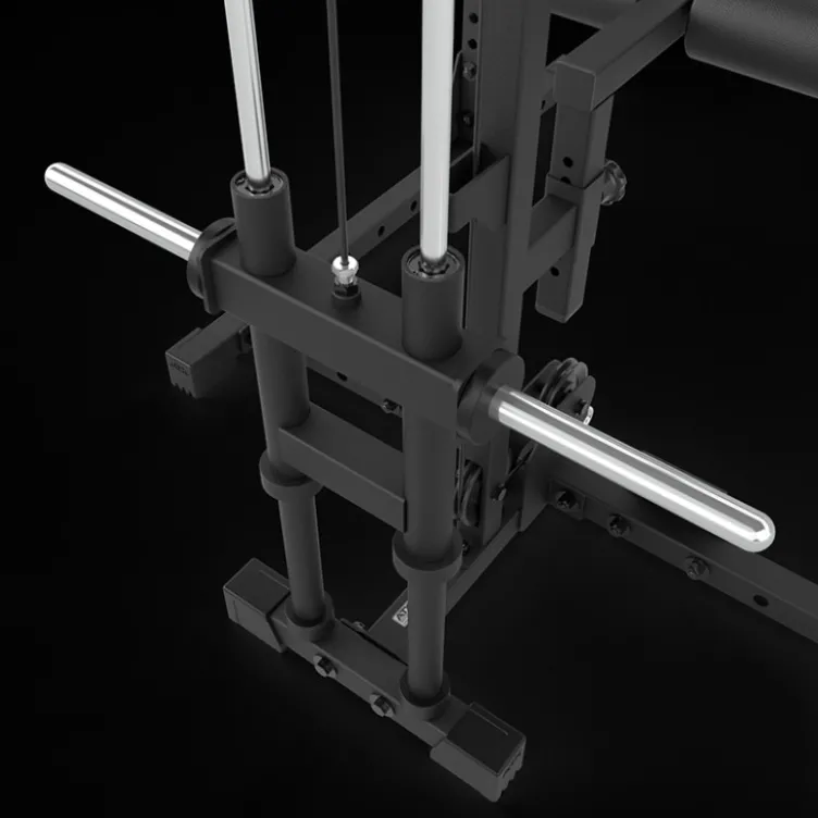 Half rack à squat ATX avec poulie à charge libre et option barre guidée pour Home Gym - Série 500