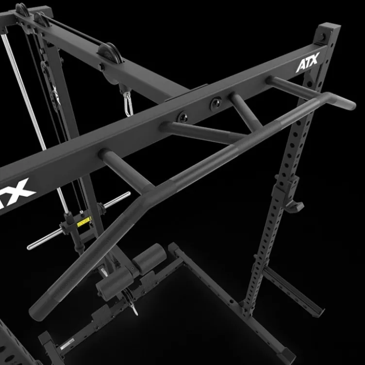Half rack à squat ATX avec poulie à charge libre et option barre guidée pour Home Gym - Série 500