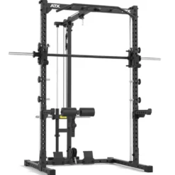 Half rack à squat ATX avec poulie à charge libre et option barre guidée pour Home Gym - Série 500