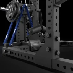 Half rack à squat ATX avec poulie à charge libre Max 200 kg - Barre de traction multigrip et accessoires inclus - Série 700