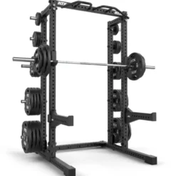 Half rack à squat ATX Série 700 avec extension de stockage pour disques de poids - 10 supports de rangement intégrés