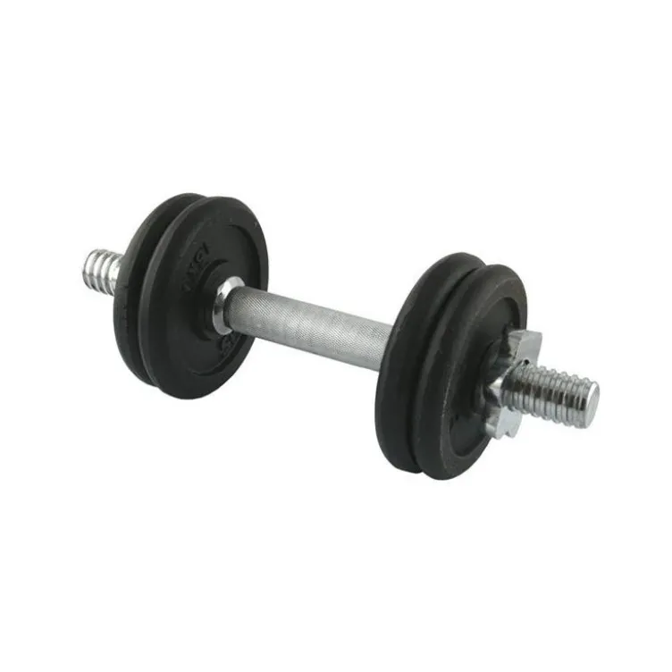 Haltère de musculation avec disques de poids pour training à domicile : 7/ 10 / 15 kg