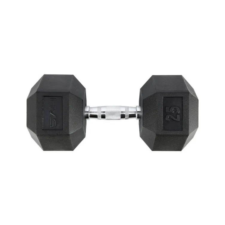 Haltère de musculation à l'unité de 25 kg robuste de qualité professionnelle