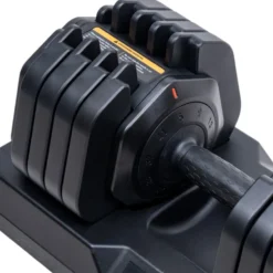 Haltère réglable de 5 à 41 kg avec support - Haltère compact à charge ajustable DuraBell