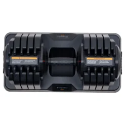 Haltère réglable de 5 à 41 kg avec support - Haltère compact à charge ajustable DuraBell