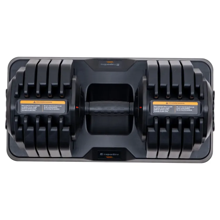 Haltère réglable de 5 à 41 kg avec support - Haltère compact à charge ajustable DuraBell