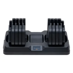 Haltère réglable de 5 à 41 kg avec support - Haltère compact à charge ajustable DuraBell