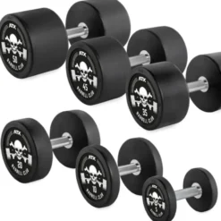 Haltères compacts ATX Barbell Club de 2,5 à 60 kg de qualité professionnelle