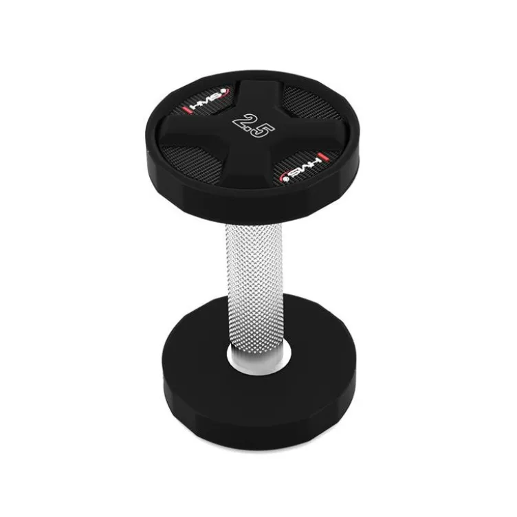 Haltères de musculation en acier et polyuréthane de 2,5 à 50 kg