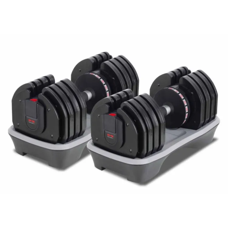 Haltères réglables 2 à 36 kg avec support de rangement MA36 Titanium Strength -