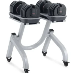 Haltères réglables 2 à 36 kg avec support de rangement MA36 Titanium Strength -