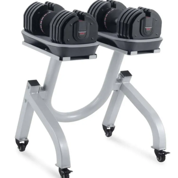 Haltères réglables 2 à 36 kg avec support de rangement MA36 Titanium Strength -