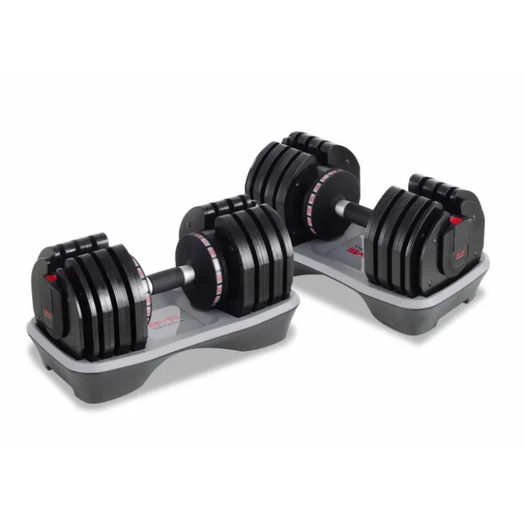 Haltères réglables 2 à 36 kg avec support de rangement MA36 Titanium Strength -