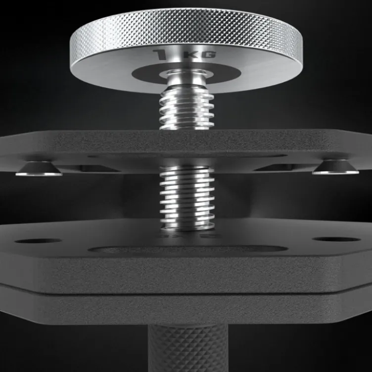 Haltères réglables Octa Dumbbell 2 x 65 kg ATX - Système innovant modulaire pro évolutif