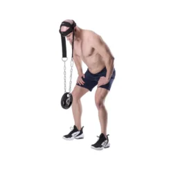 Harnais de tête en nylon et mousse pour musculation de la tête et du cou
