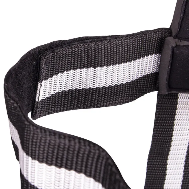 Harnais de tête pour musculation avec rembourrage et fermeture velcro