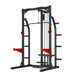 Heavy Duty Half Rack à Squat Evolution avec poulie haute et basse RH50LR1 Titanium Strength - Capacité de charge 272 kg