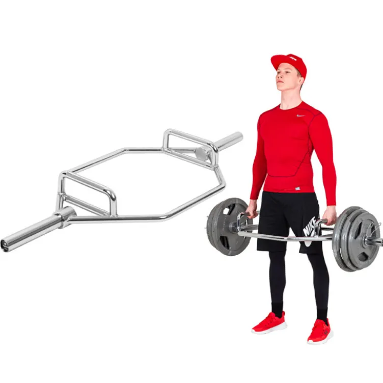 Hex Deadlift barre olympique pour soulevé de terre - Capacité de charge 200 kg