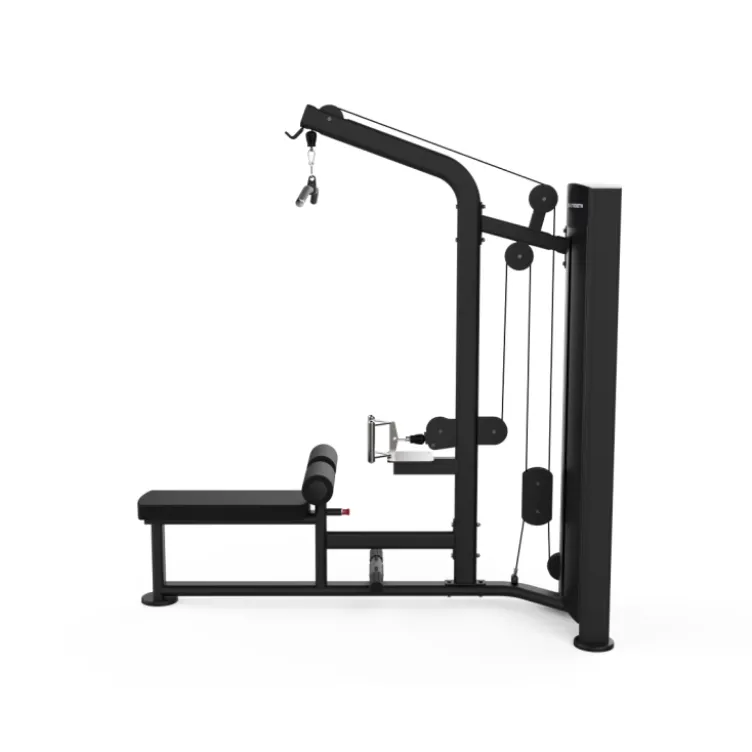 High pulley et rowing station de musculation à charge guidée pour le renforcement des muscles du haut du corps - Titanium BS-S6