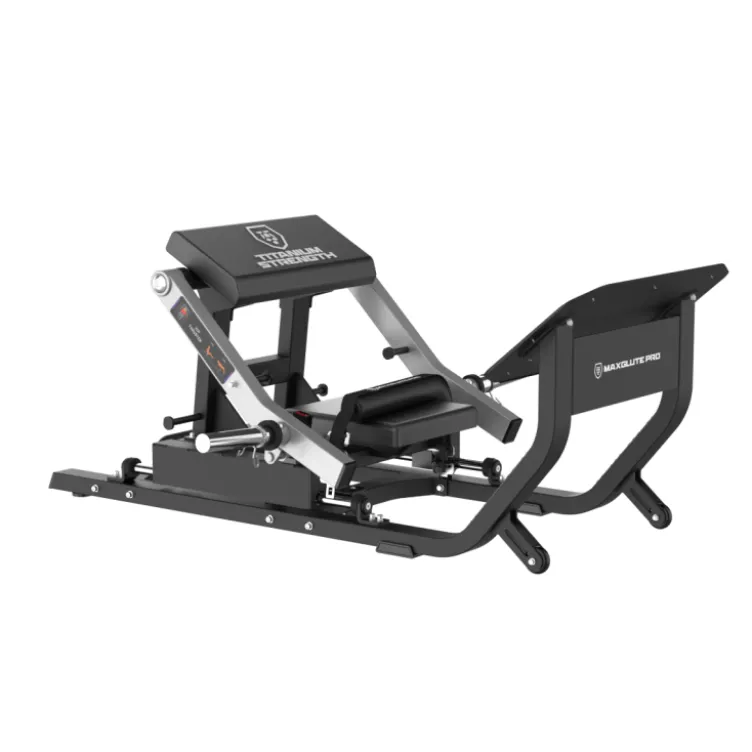 Hip Thrust Maxglute Pro Titanium Strength à capacité de charge 150 kg avec ceinture rembourrée et siège réglable - MG-PL37