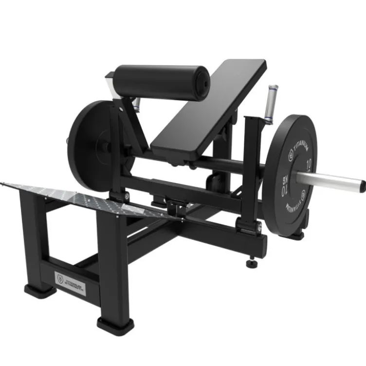 Hip Thrust MAX Élite Séries Titanium Strength EL-PL57 avec rouleau ajustable sur 9 positions - Charge maximale de 300 kg