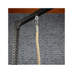 Œillet annulaire ATX avec mousqueton pour suspension de corde d'escalade ou de punchingball