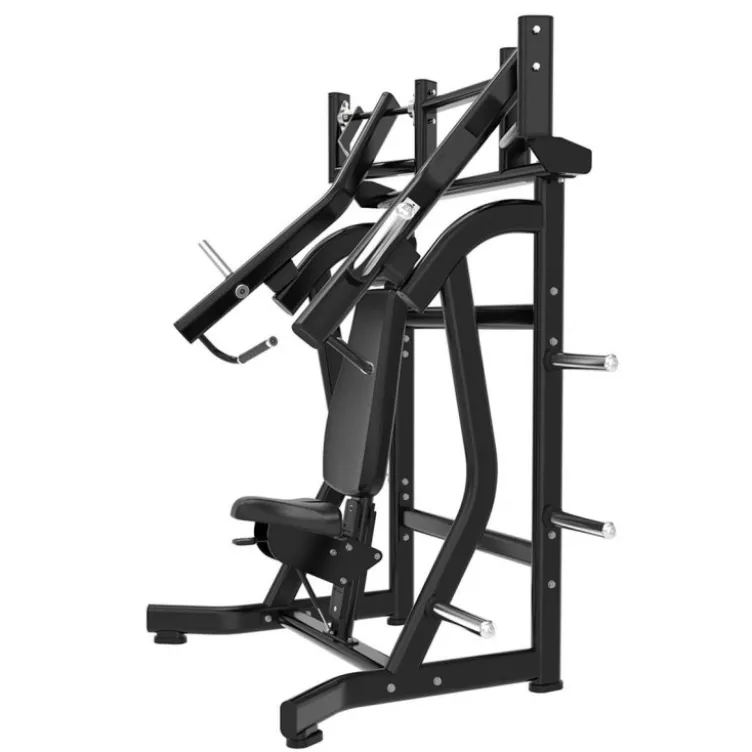 Iso-latéral chest press machine à charge libre jusqu'à 200 kg - Titanium Strength Black Séries BS-PL25