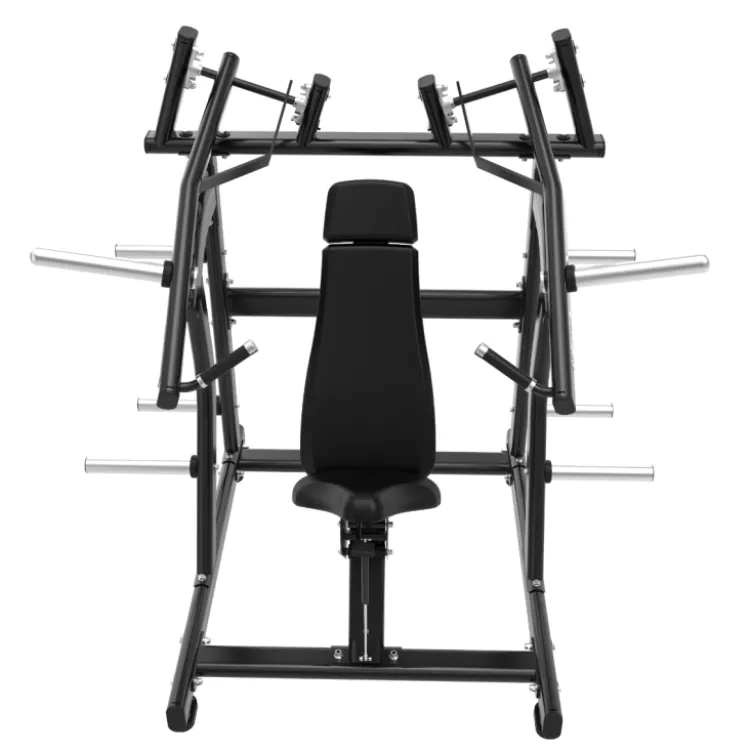 Iso-latérale chest press machine à charge libre jusqu'à 200 kg - Presse Pectorale BS-PL14 Titanium Strength Black Séries