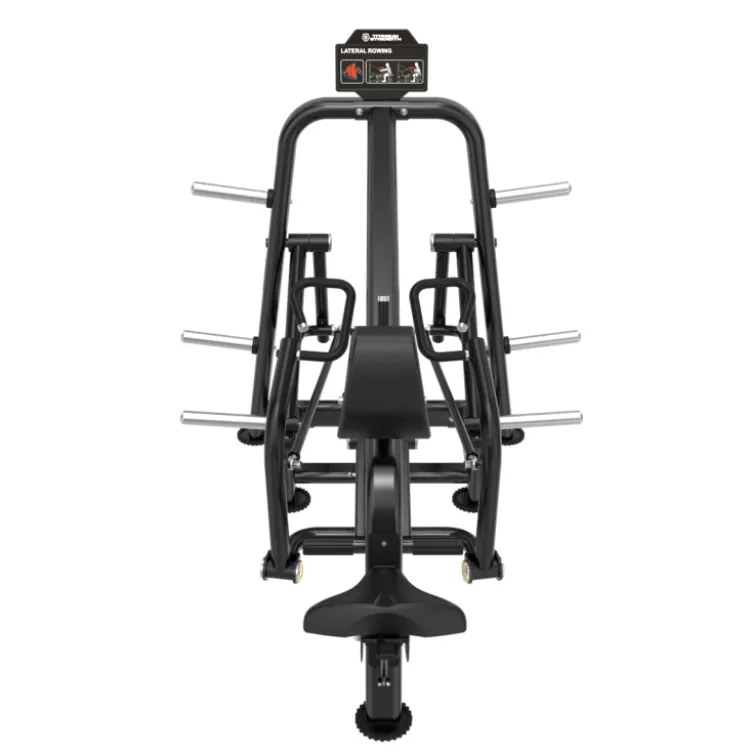 Iso-latéral rowing machine professionnelle Titanium Strength à charge libre jusqu'à 250 kg - Genesis Séries GS-PL3