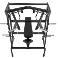 Iso-latéral wide chest press machine à charge libre jusqu'à 200 kg Titanium Strength Black Séries BS-PL16