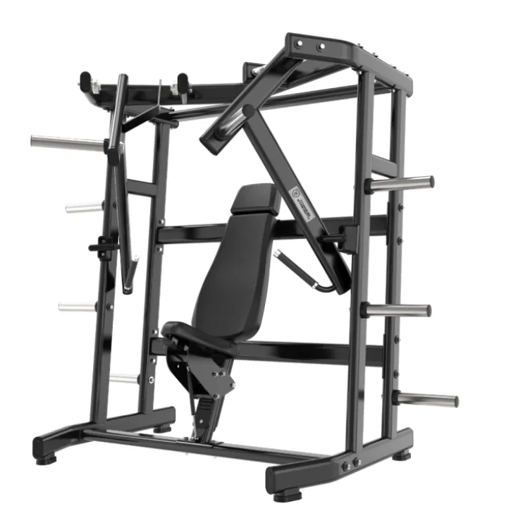 Iso-latéral wide chest press machine à charge libre jusqu'à 200 kg Titanium Strength Black Séries BS-PL16