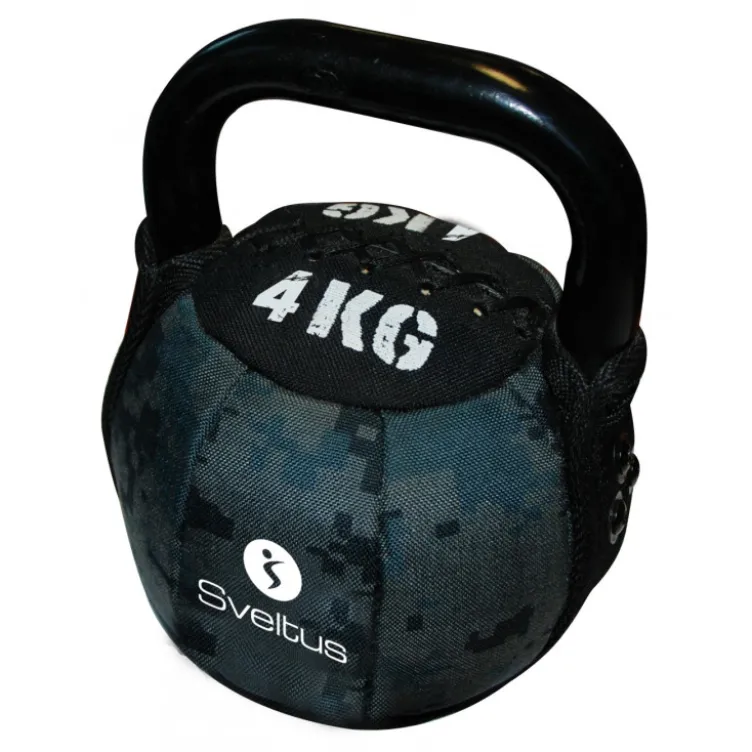 Kettlebell camouflage soft lest en sable de 4 à 16 kg