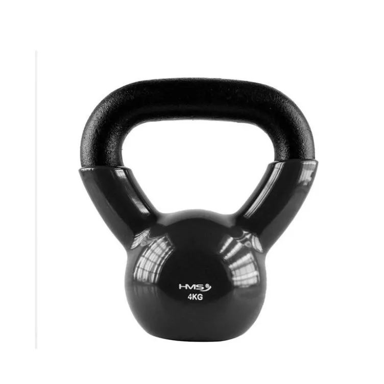 Kettlebell en acier avec revêtement vinyle 4 à 20 kg pour Hyrox et entraînements de crossfit